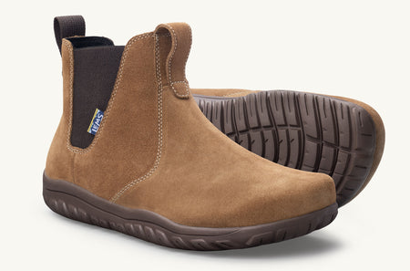 Women's Chelsea Suede Barefoot Boot - Cedar