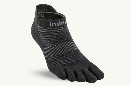 Injinji Lightweight No Show Toesock - Black
