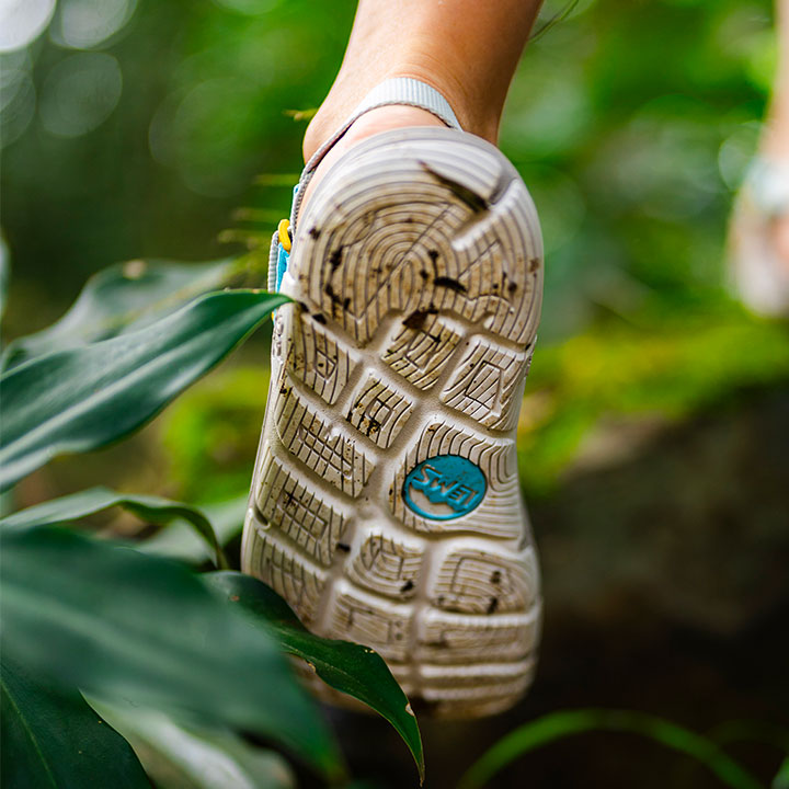 Switchback sandal outsole in nature