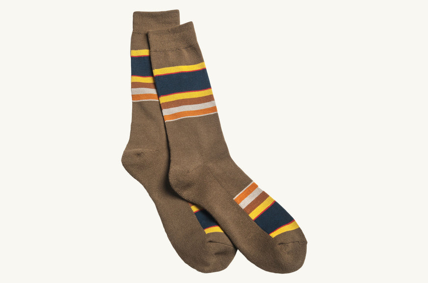 Pendleton Cotton Sock - Beige