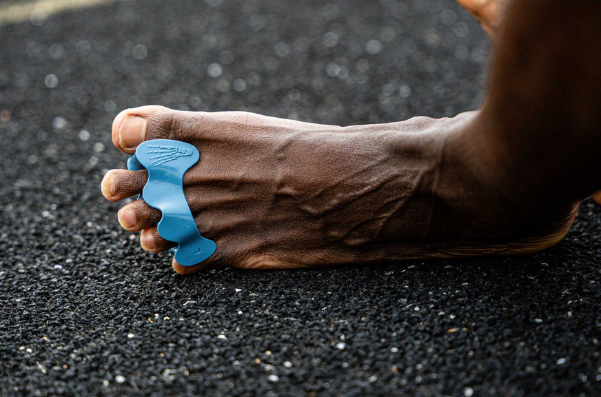 Correct Toes Sport In-Shoe Toe Spacers - Correct Toes Sport on bare foot