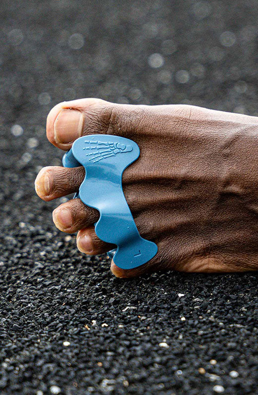 Correct Toes toe spacer on bare foot