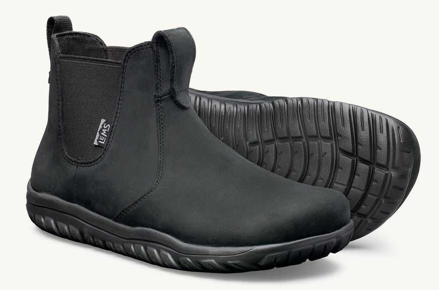 Women's Chelsea Barefoot Boot Waterproof - Obsidian