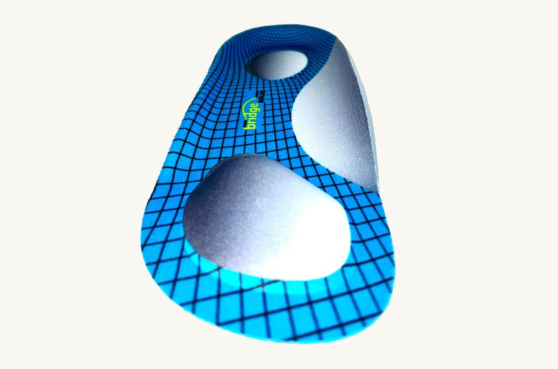 Bridge Soles - 3/4 Length Insole - Bridge Sole Front View