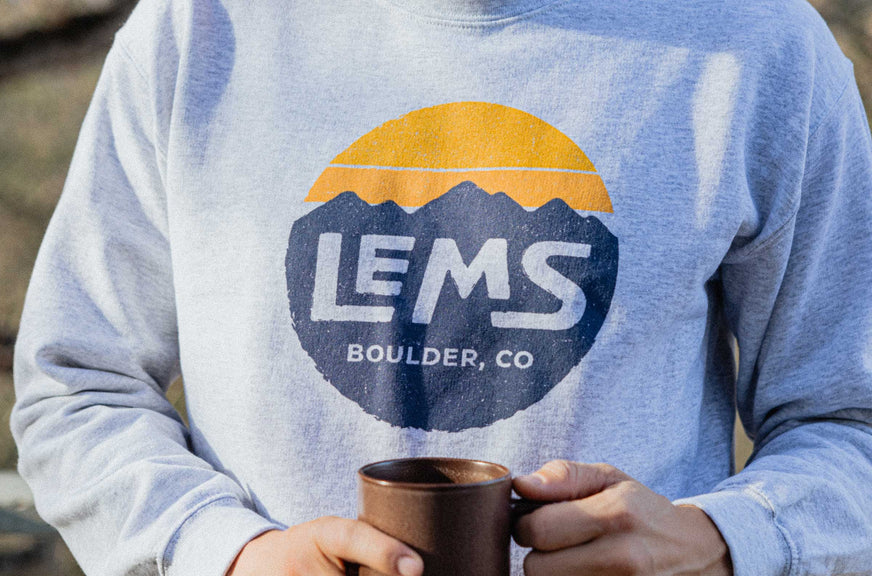 Lems Crewneck Logo Sweatshirt (Discontinued) - Grey