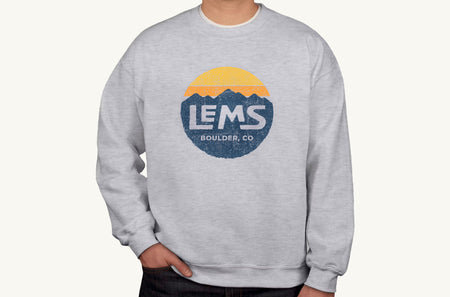 Lems Crewneck Logo Sweatshirt (Discontinued) - Grey