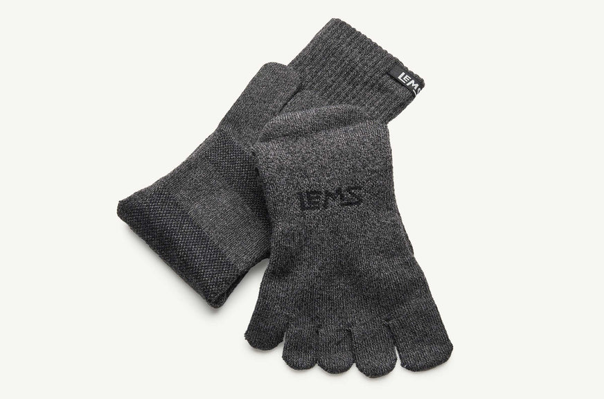 Lems Outdoor Crew Toesock - Dark Gray (EcoMade)