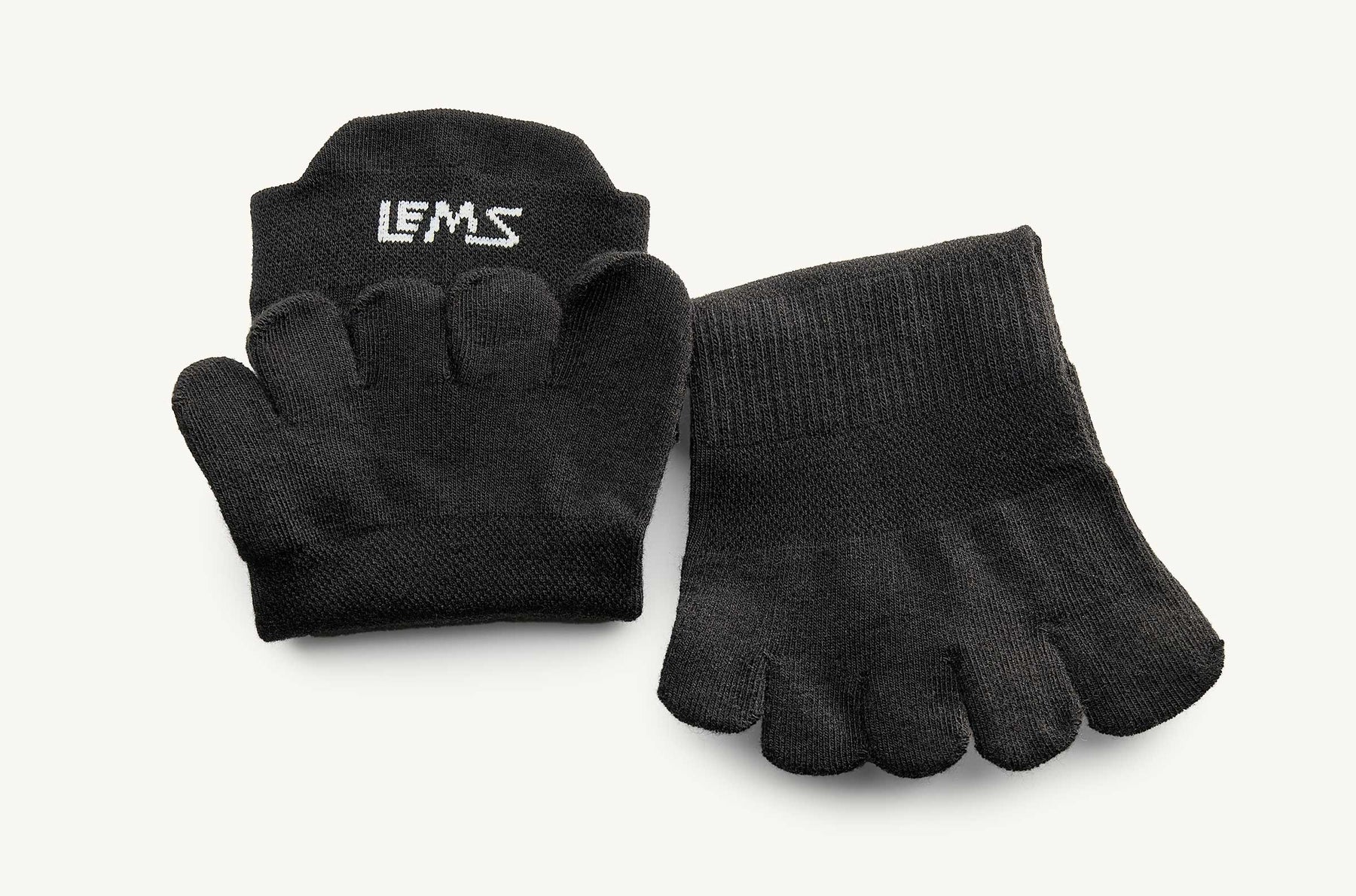 Lems Run No-Show Toesock - Black