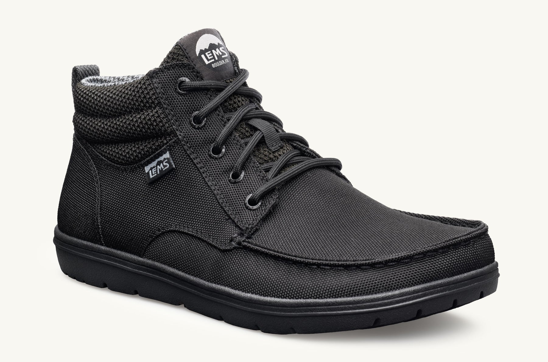 Women's Boulder Boot Mid Vegan (Discontinued) - Jet Black - FINAL SALE