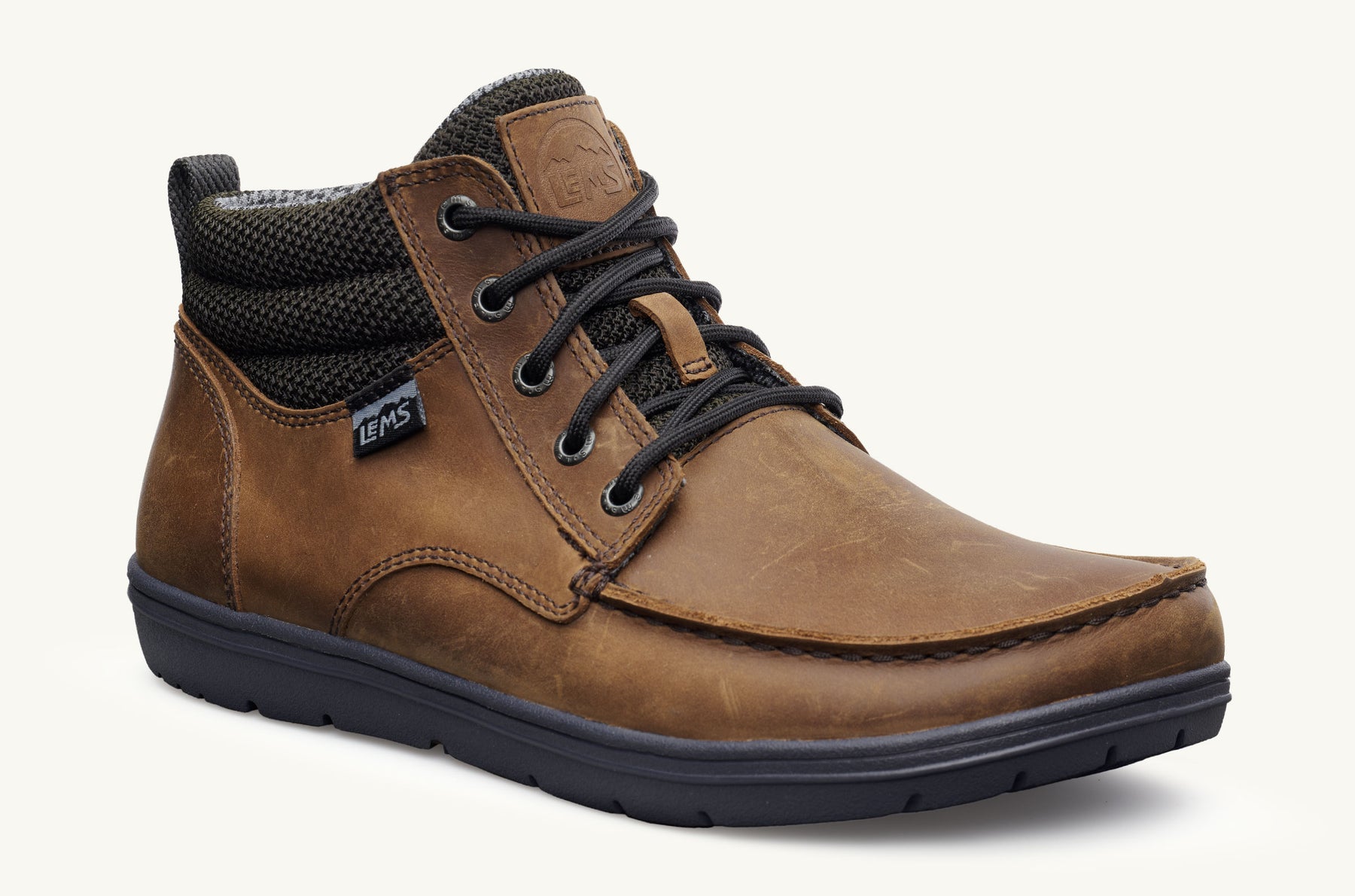 Bota Boulder Hombre Piel Media - Umber
