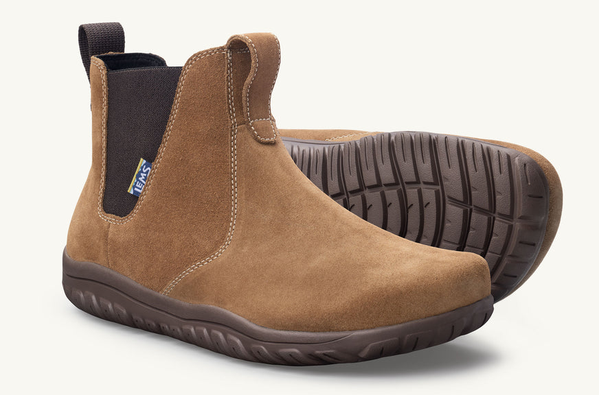 Women's Chelsea Suede Barefoot Boot - Cedar