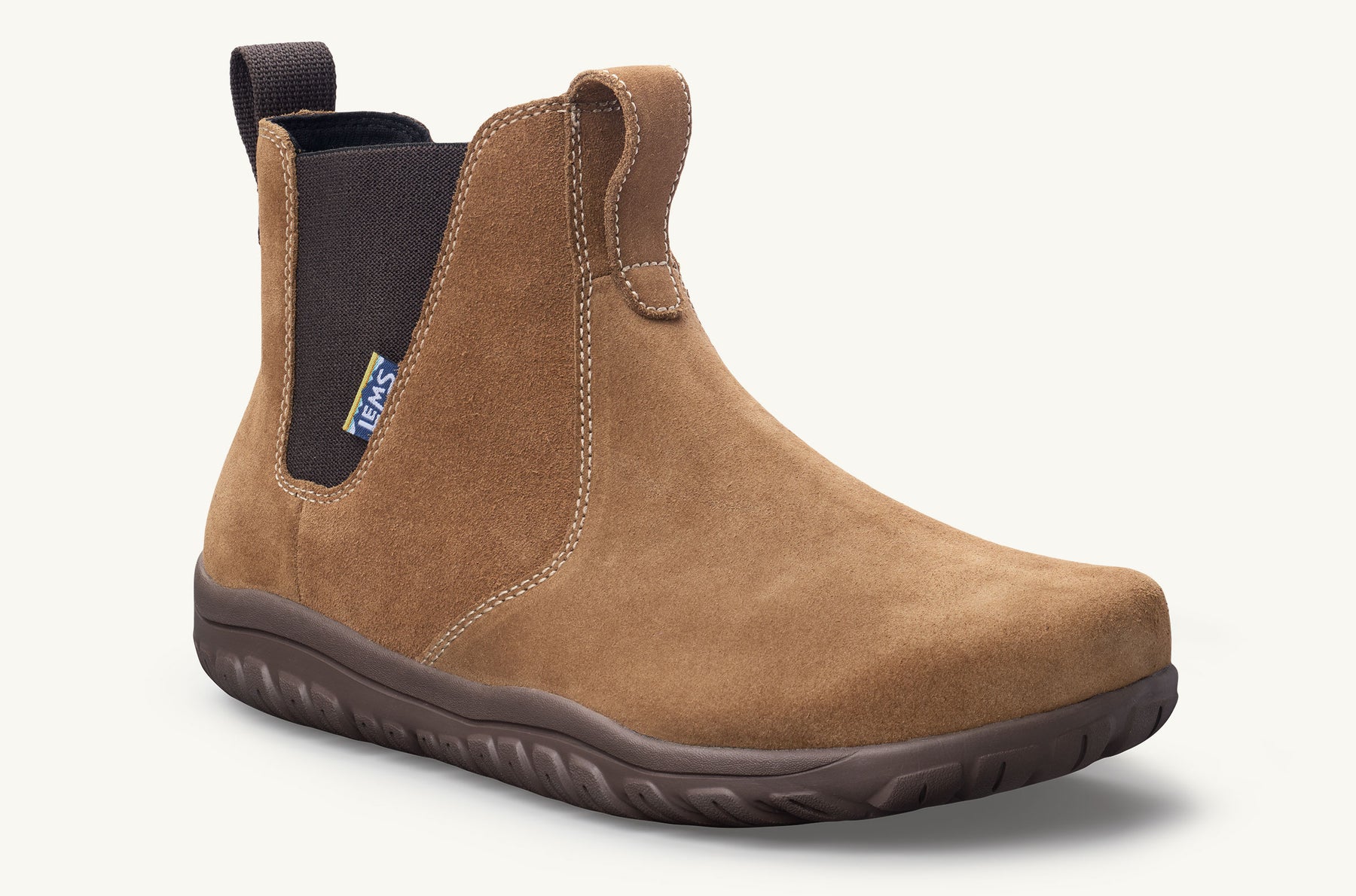 Men's Chelsea Suede Barefoot Boot - Cedar