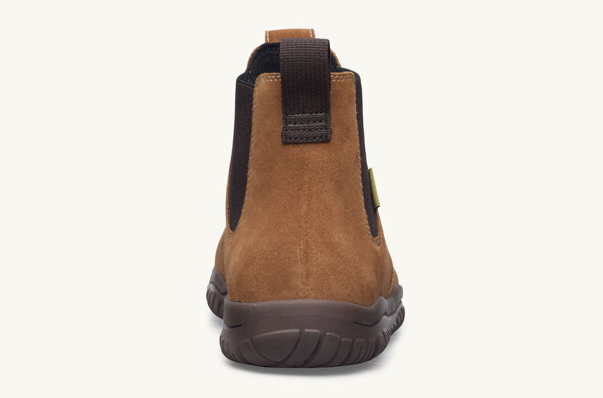 Men's Chelsea Suede Barefoot Boot - Cedar