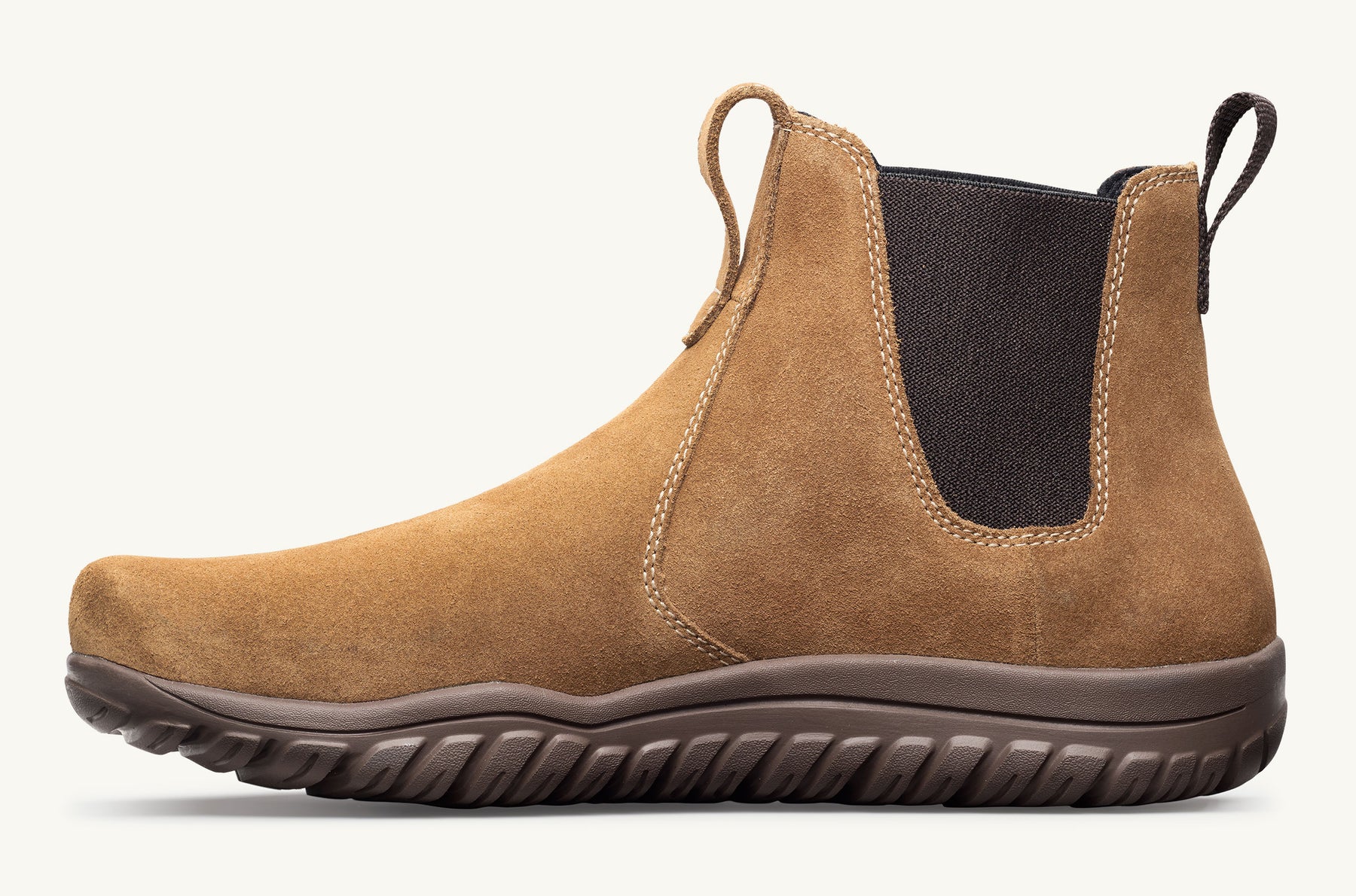 Men's Chelsea Suede Barefoot Boot - Cedar