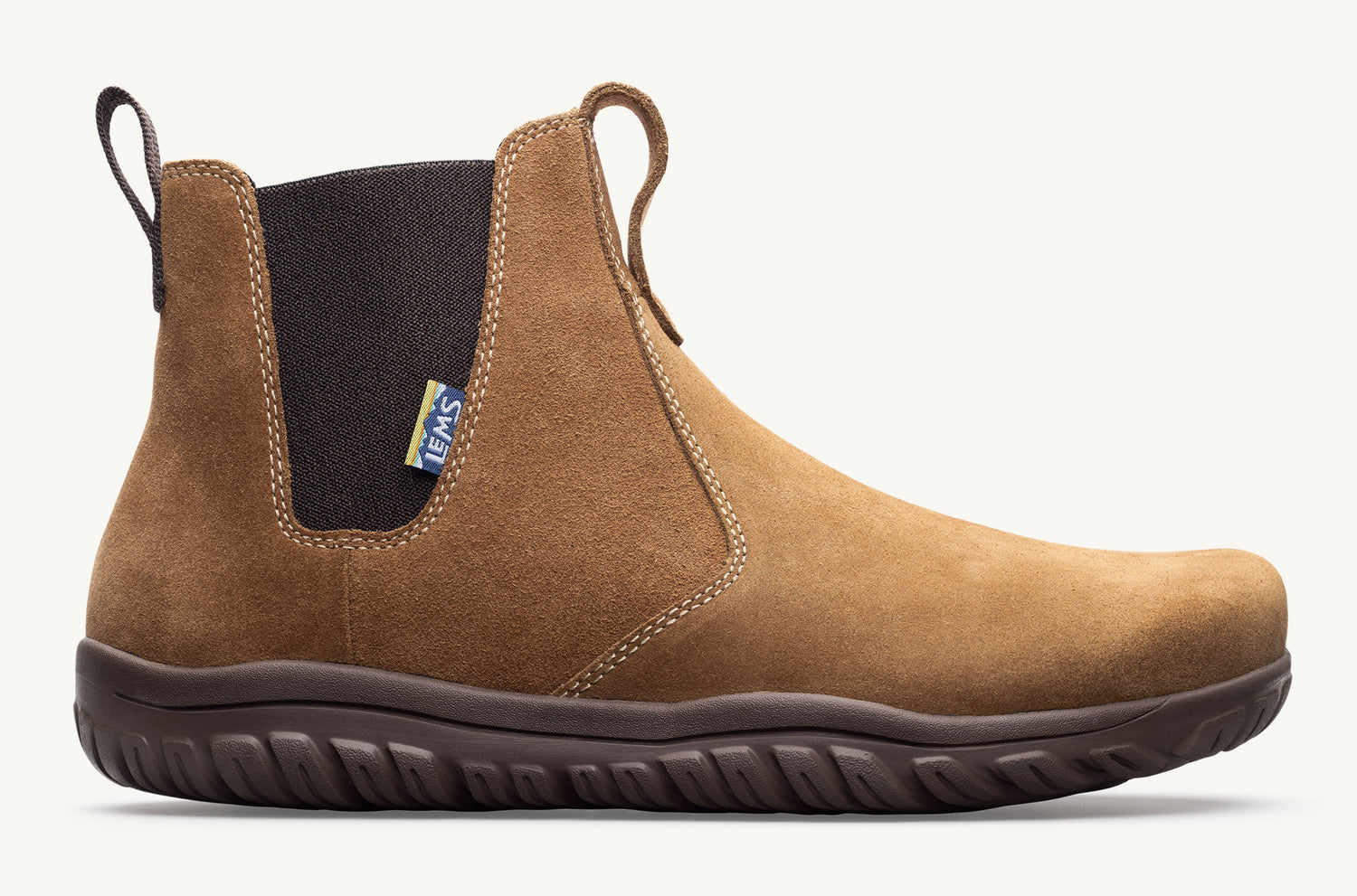 Men's Chelsea Suede Barefoot Boot - Cedar