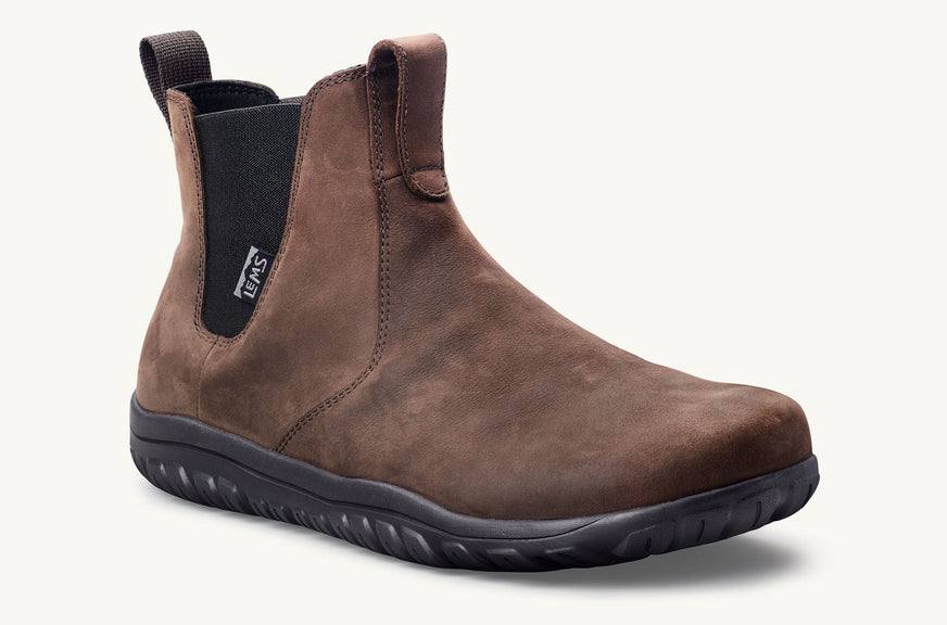 Men's Chelsea Barefoot Boot Waterproof - Espresso