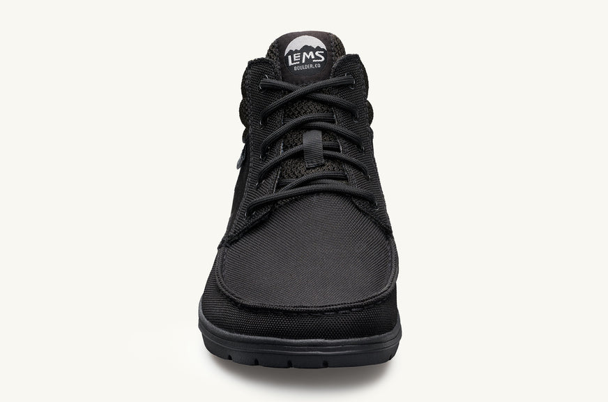 Heren Boulder Boot Mid Vegan - Jet Black - FINAL SALE