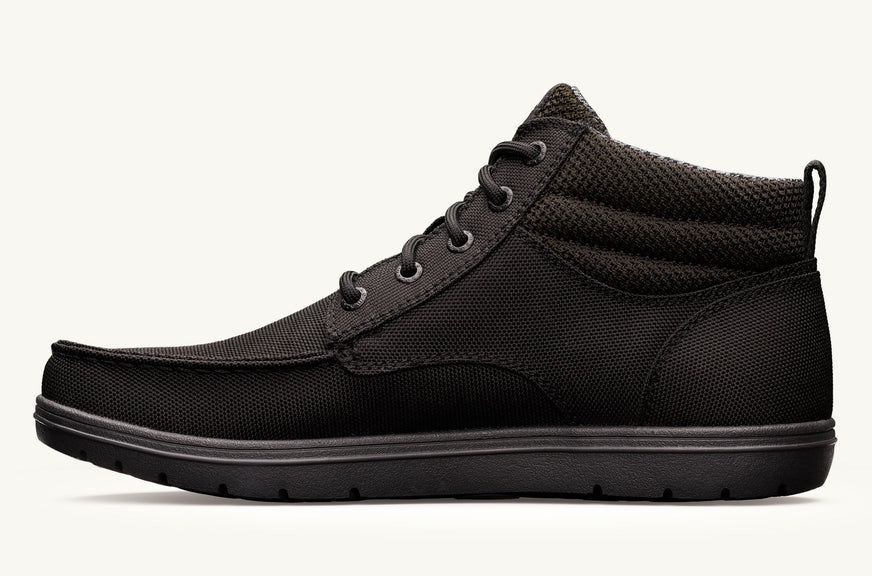 Women's Boulder Boot Mid Vegan (Discontinued) - Jet Black - FINAL SALE