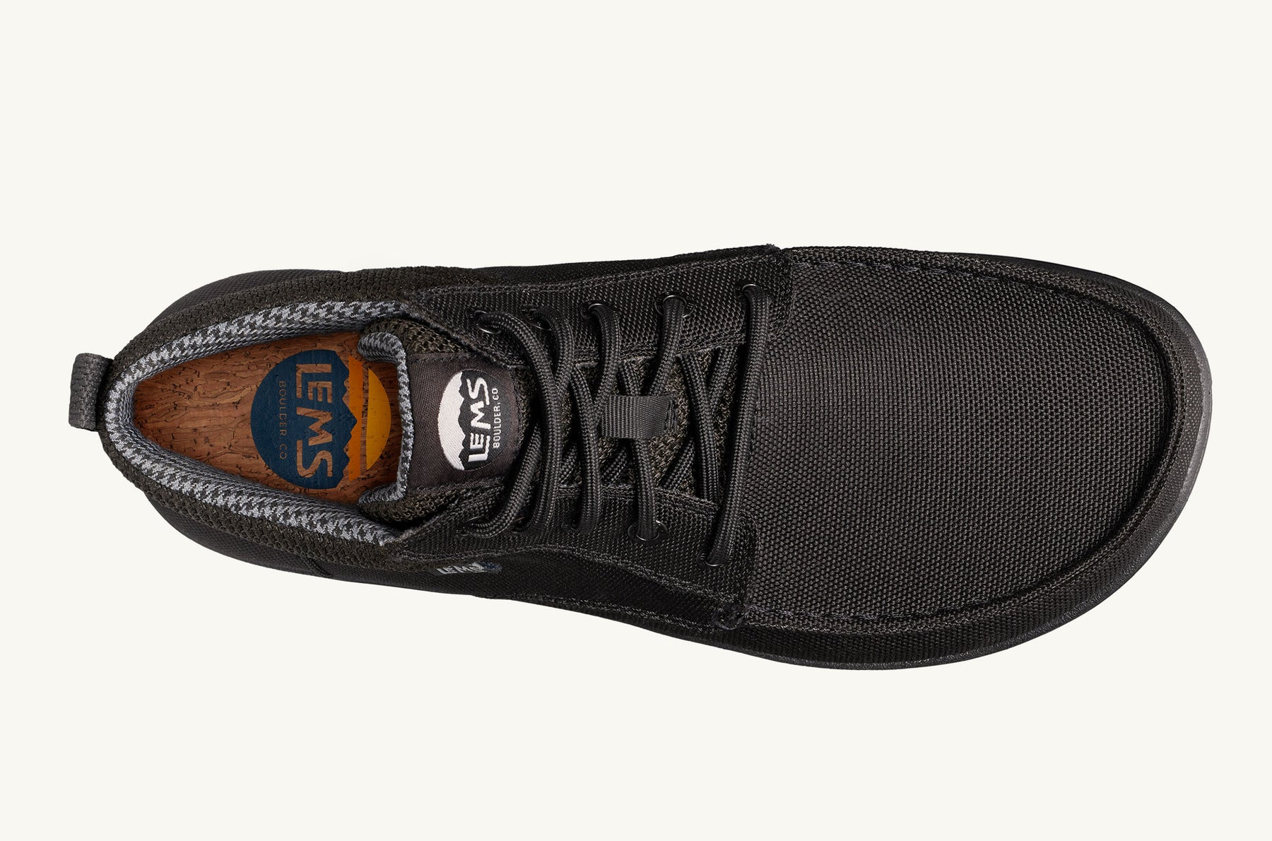 Heren Boulder Boot Mid Vegan - Jet Black - FINAL SALE