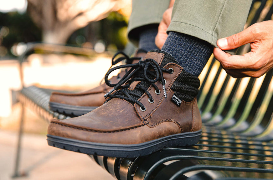 Bota Boulder Hombre Piel Media - Umber